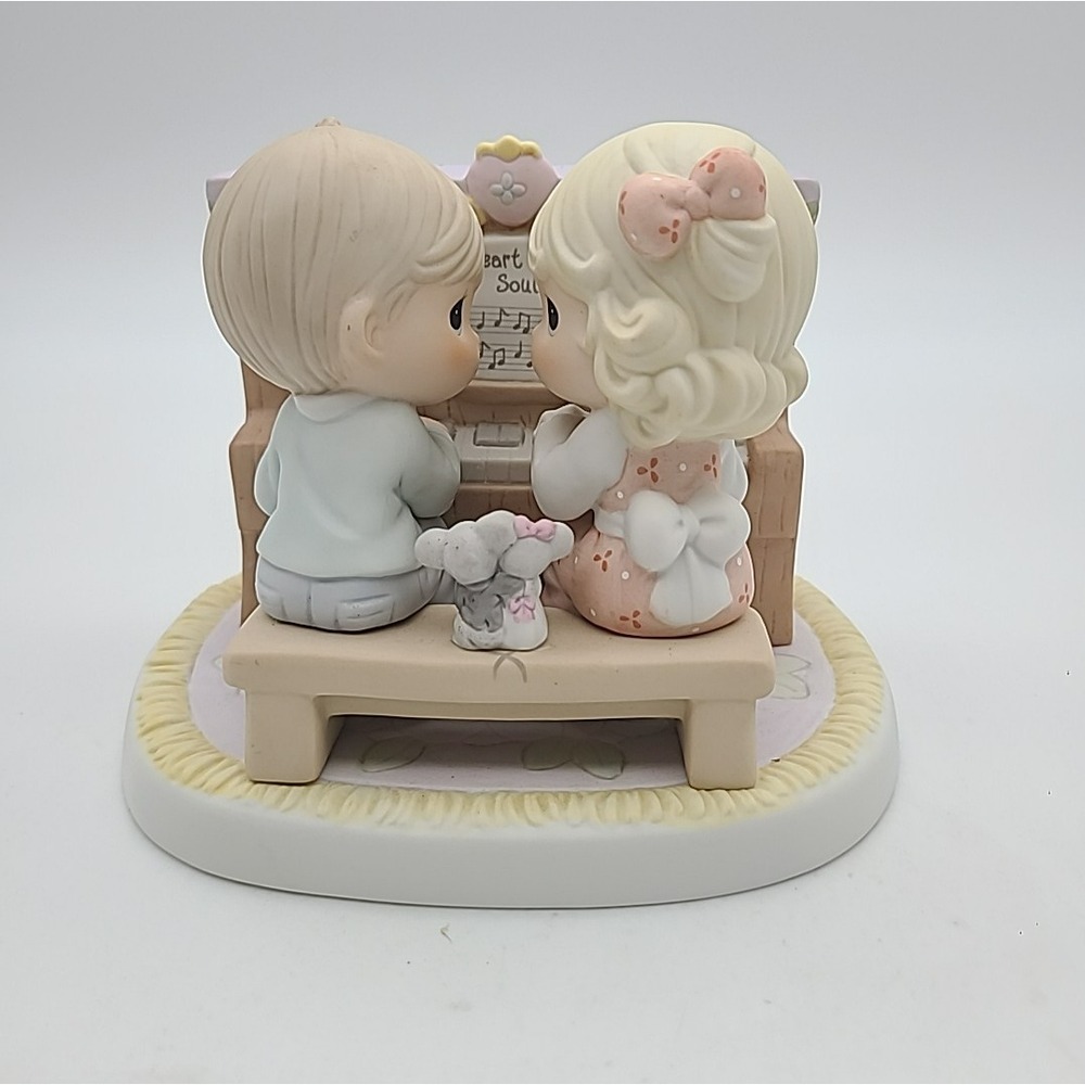 Precious Moments I'm Yours Heart And Soul '04 Chapel Exclusive Piano Love Couple